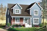 Traditional Style House Plan - 3 Beds 2.5 Baths 1676 Sq/Ft Plan #25-246 