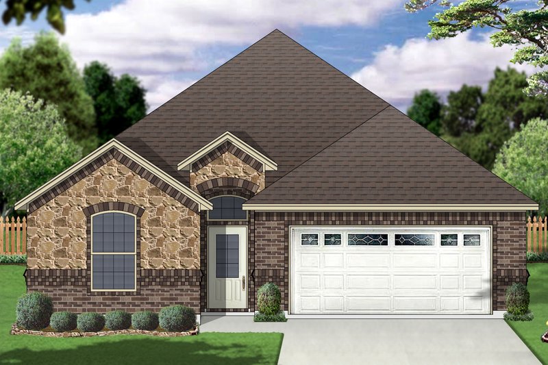 Dream House Plan - Traditional Exterior - Front Elevation Plan #84-577