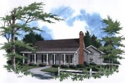 Farmhouse Style House Plan - 3 Beds 2 Baths 1333 Sq/Ft Plan #41-107 