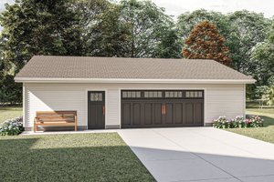 Traditional Exterior - Front Elevation Plan #455-536