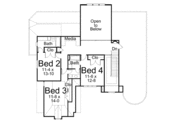 European Style House Plan - 4 Beds 3.5 Baths 2979 Sq/Ft Plan #119-323 