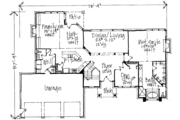 European Style House Plan - 4 Beds 2.5 Baths 4508 Sq/Ft Plan #308-141 