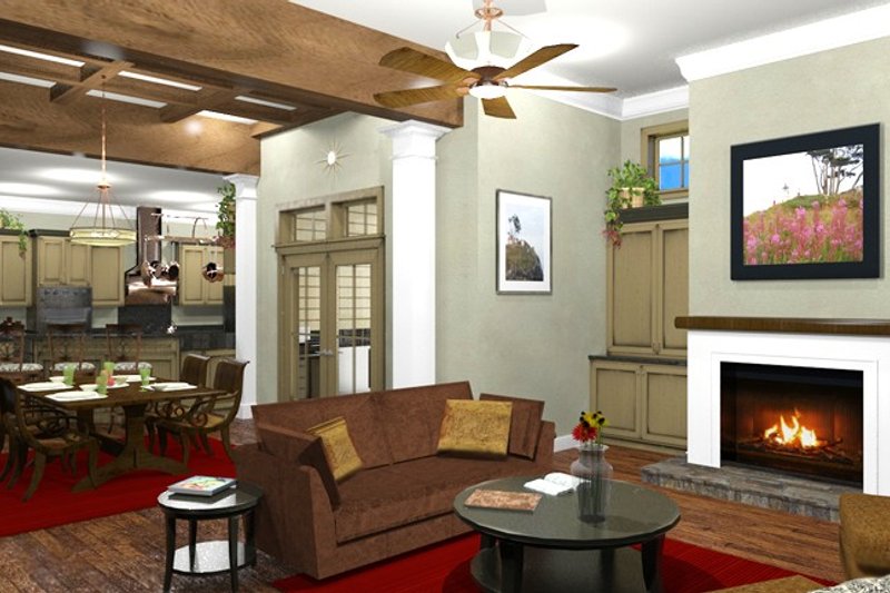 Architectural House Design - Exterior - Other Elevation for Traditional House Plan #44-193 - 3 bed, 2 bath