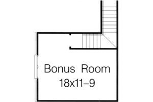 Floor Plan - Other Floor for European House Plan #15-281 - 3 bed, 2 bath
