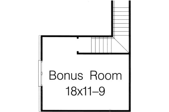 Floor Plan - Other Floor for European House Plan #15-281 - 3 bed, 2 bath