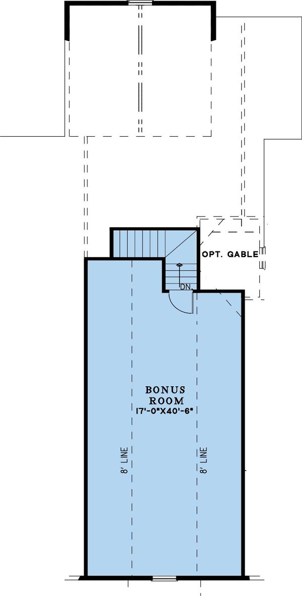 Farmhouse Floor Plan - Upper Floor Plan #923-382