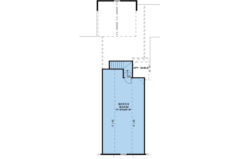 House Design - Floor Plan - Upper Floor for Farmhouse House Plan #923-382 - 3 bed, 2.5 bath