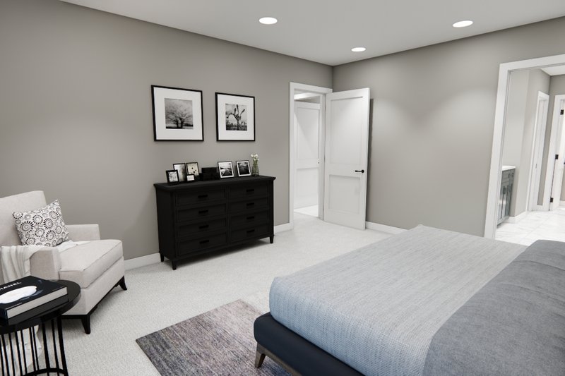 House Design - Interior - Master Bedroom 1 for Bungalow House Plan #51-1370 - 3 bed, 2.5 bath