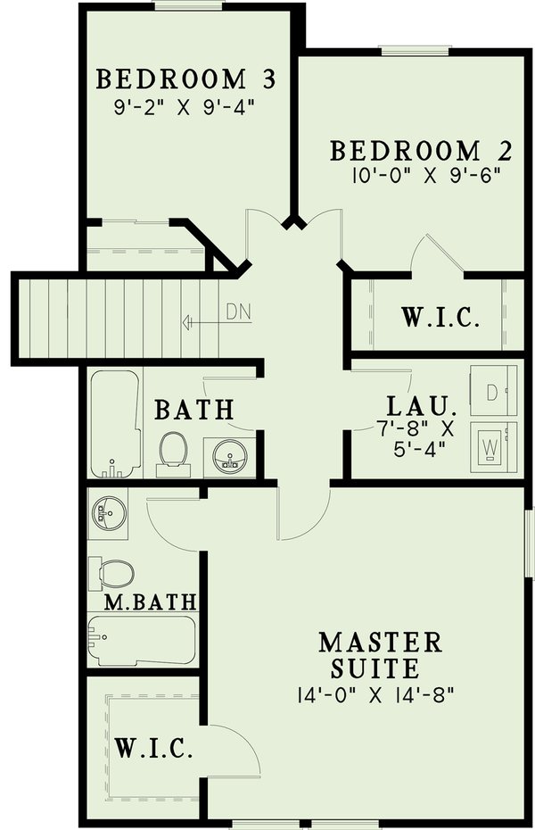 Dream House Plan - Traditional Floor Plan - Upper Floor Plan #17-427