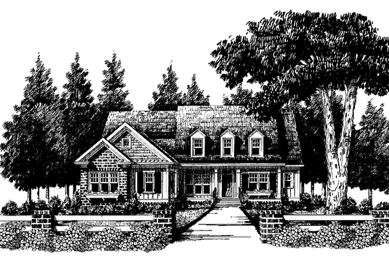 Dream House Plan - Exterior - Front Elevation 3 for Country House Plan #927-306 - 4 bed, 3 bath