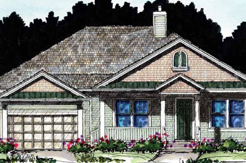 Home Plan - Craftsman Exterior - Front Elevation Plan #1007-61