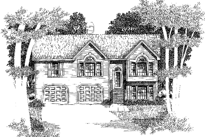 Home Plan - Colonial Exterior - Front Elevation Plan #129-173