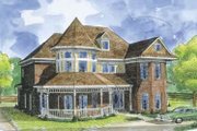 Victorian Style House Plan - 4 Beds 3.5 Baths 3237 Sq/Ft Plan #410-408 