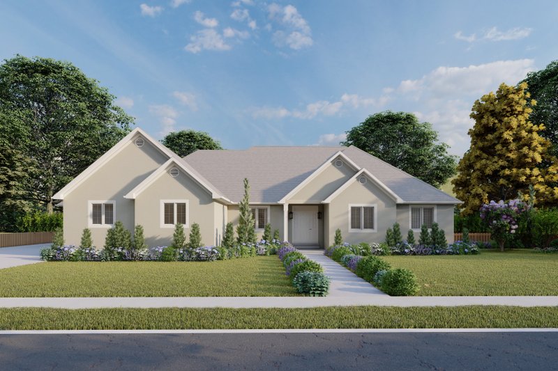 House Plan Design - Ranch Exterior - Front Elevation Plan #1060-26