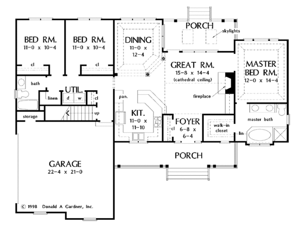Dream House Plan - Country Floor Plan - Main Floor Plan #929-397