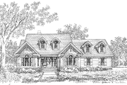 Traditional Style House Plan - 3 Beds 2 Baths 1989 Sq/Ft Plan #929-574 