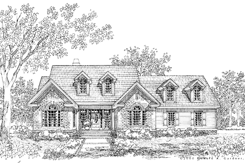 Dream House Plan - Traditional Exterior - Front Elevation Plan #929-574