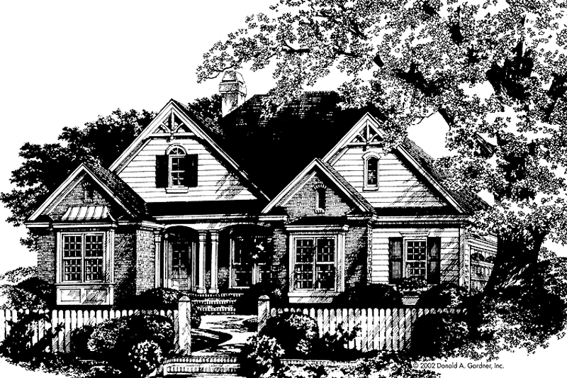 Dream House Plan - Victorian Exterior - Front Elevation Plan #929-671