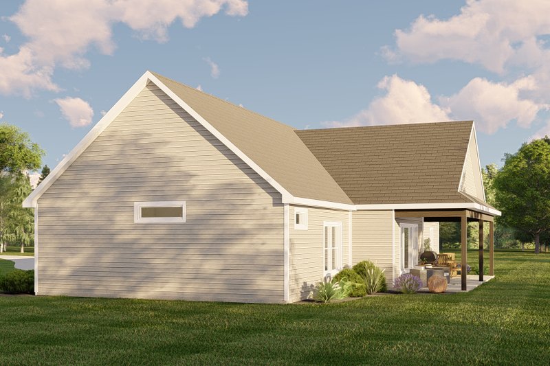 House Plan Design - Exterior - Other Elevation for Ranch House Plan #1064-214 - 3 bed, 2.5 bath