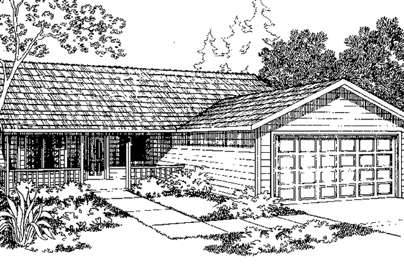 Dream House Plan - Country Exterior - Front Elevation Plan #997-25