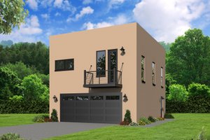 Contemporary Exterior - Front Elevation Plan #932-293