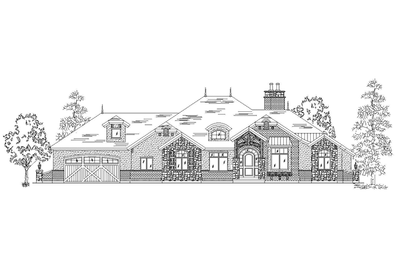 Home Plan - Exterior - Front Elevation 3 for Craftsman House Plan #945-68 - 3 bed, 3.5 bath
