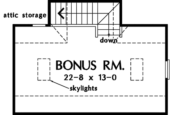 Floor Plan - Other Floor for Country House Plan #929-377 - 3 bed, 2 bath