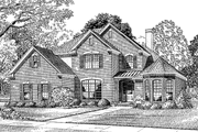 Country Style House Plan - 5 Beds 3 Baths 2585 Sq/Ft Plan #17-2692 