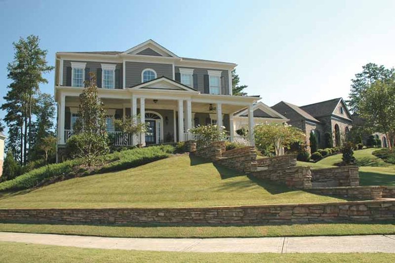 Dream House Plan - Exterior - Front Elevation 4 for Classical House Plan #429-263 - 4 bed, 3.5 bath