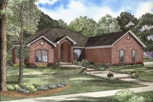 Traditional Exterior - Front Elevation Plan #17-2171