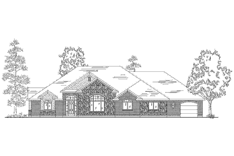 House Blueprint - Traditional Exterior - Front Elevation Plan #945-101