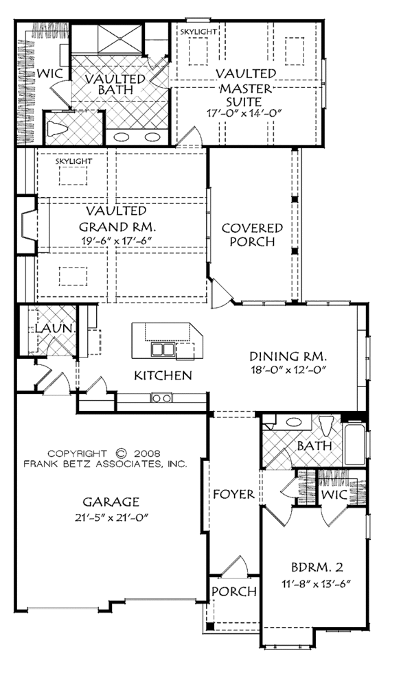 Bungalow Floor Plan - Main Floor Plan #927-514