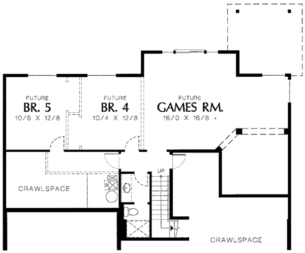Dream House Plan - Craftsman Floor Plan - Lower Floor Plan #48-759