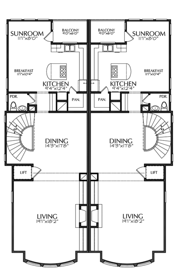Architectural House Design - Mediterranean Floor Plan - Upper Floor Plan #1021-16
