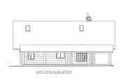 Log Style House Plan - 1 Beds 1 Baths 1340 Sq/Ft Plan #117-600 