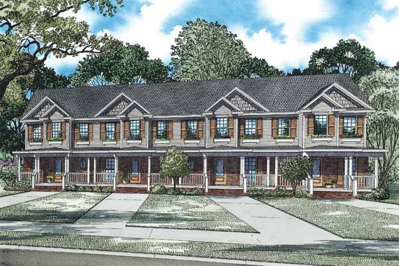 Home Plan - Traditional Exterior - Front Elevation Plan #17-3352