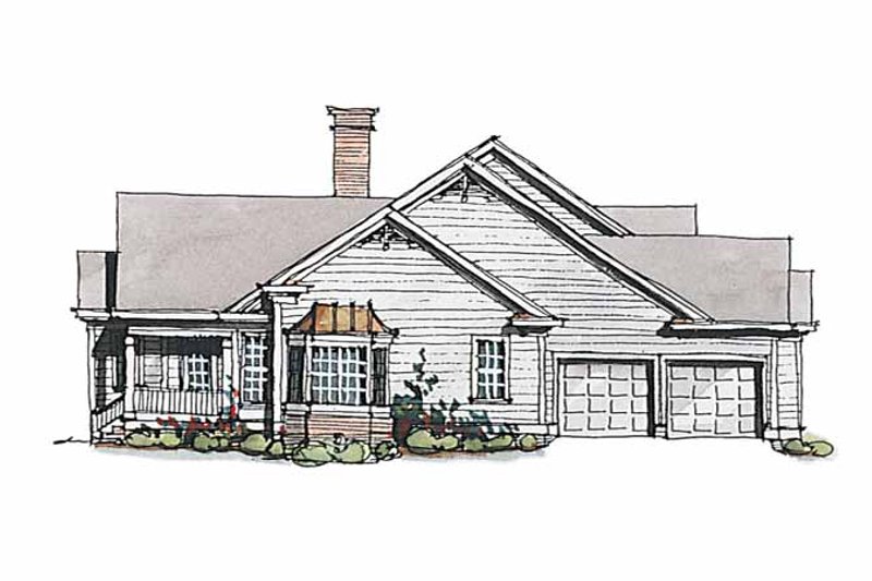 Home Plan - Exterior - Other Elevation for Ranch House Plan #429-172 - 3 bed, 2.5 bath