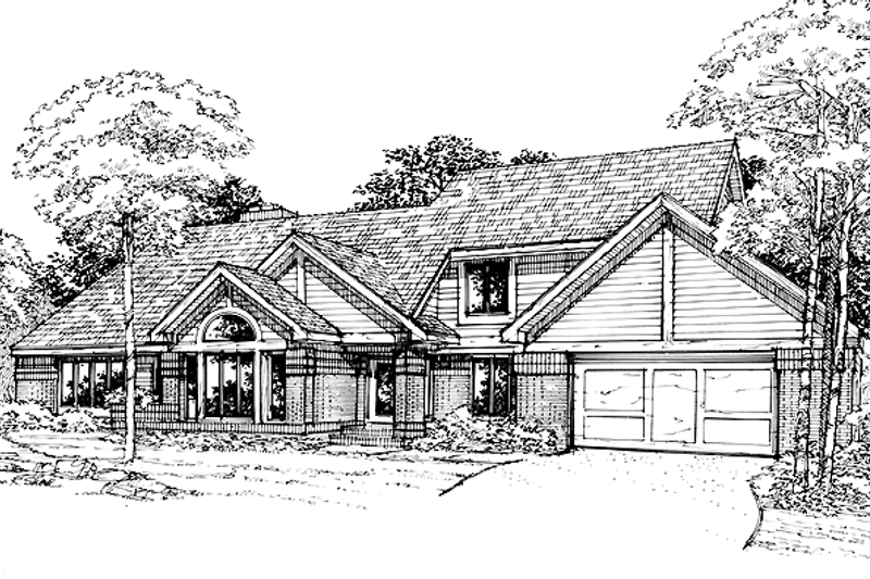 Home Plan - Contemporary Exterior - Front Elevation Plan #320-711