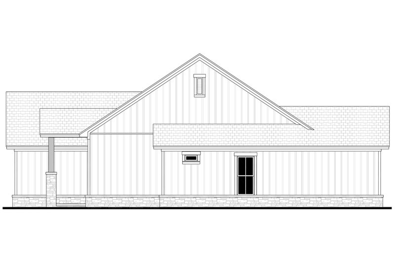 Dream House Plan - Exterior - Other Elevation for Farmhouse House Plan #430-349 - 4 bed, 2.5 bath
