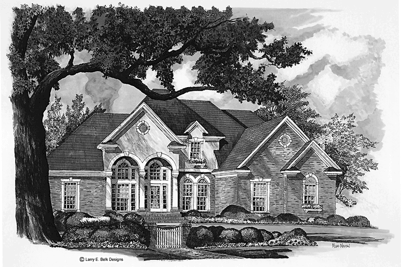 Home Plan - Mediterranean Exterior - Front Elevation Plan #952-281