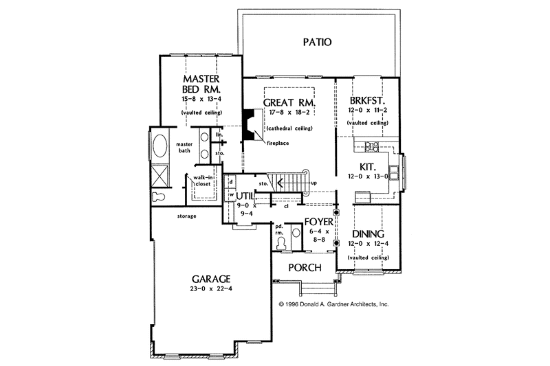 Home Plan - Floor Plan - Main Floor for Traditional House Plan #929-251 - 3 bed, 2.5 bath