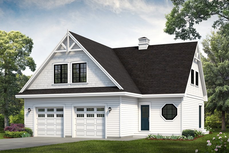 Dream House Plan - Country Exterior - Front Elevation Plan #47-1090