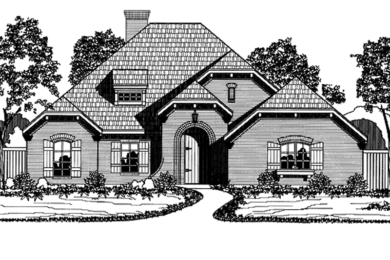 House Plan Design - Country Exterior - Front Elevation Plan #946-4