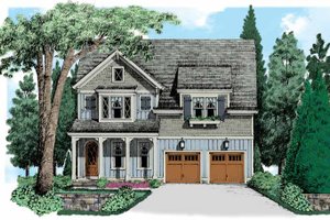 Country Exterior - Front Elevation Plan #927-541