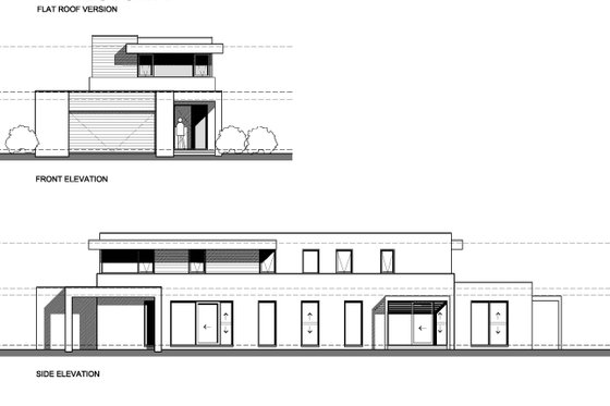 Exterior - Other Elevation for Modern House Plan #496-27 - 4 bed, 2.5 bath