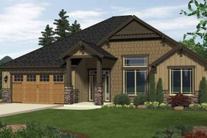 Architectural House Design - Craftsman Exterior - Front Elevation Plan #943-9