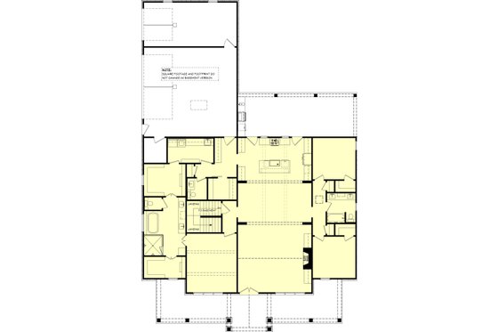 Floor Plan - Other Floor for Farmhouse House Plan #430-422 - 3 bed, 2.5 bath