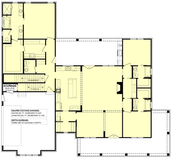 Farmhouse Floor Plan - Other Floor Plan #430-307
