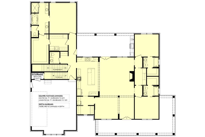 Dream House Plan - Floor Plan - Other Floor 1 for Farmhouse House Plan #430-307 - 3 bed, 3.5 bath