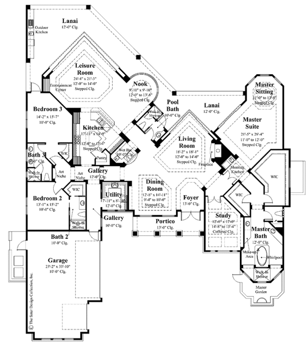 Dream House Plan - Traditional Floor Plan - Main Floor Plan #930-295